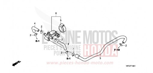 AIR INJECTION CONTROLVALVE CB600F7 de 2007
